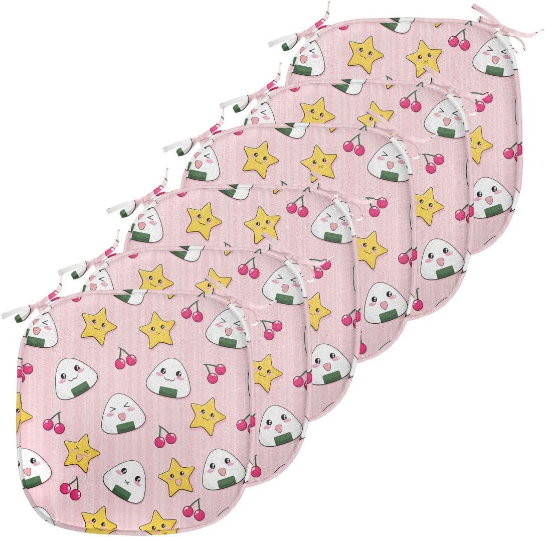 imageAmbesonne Poppy Flower Chair Seating Cushion Leaves and Petals Watercolors Bouquet Romance Inspiration Valentines Day AntiSlip Seat Padding for Kitchen amp Patio 16x16 Green Pink CreamMulticolor Pink