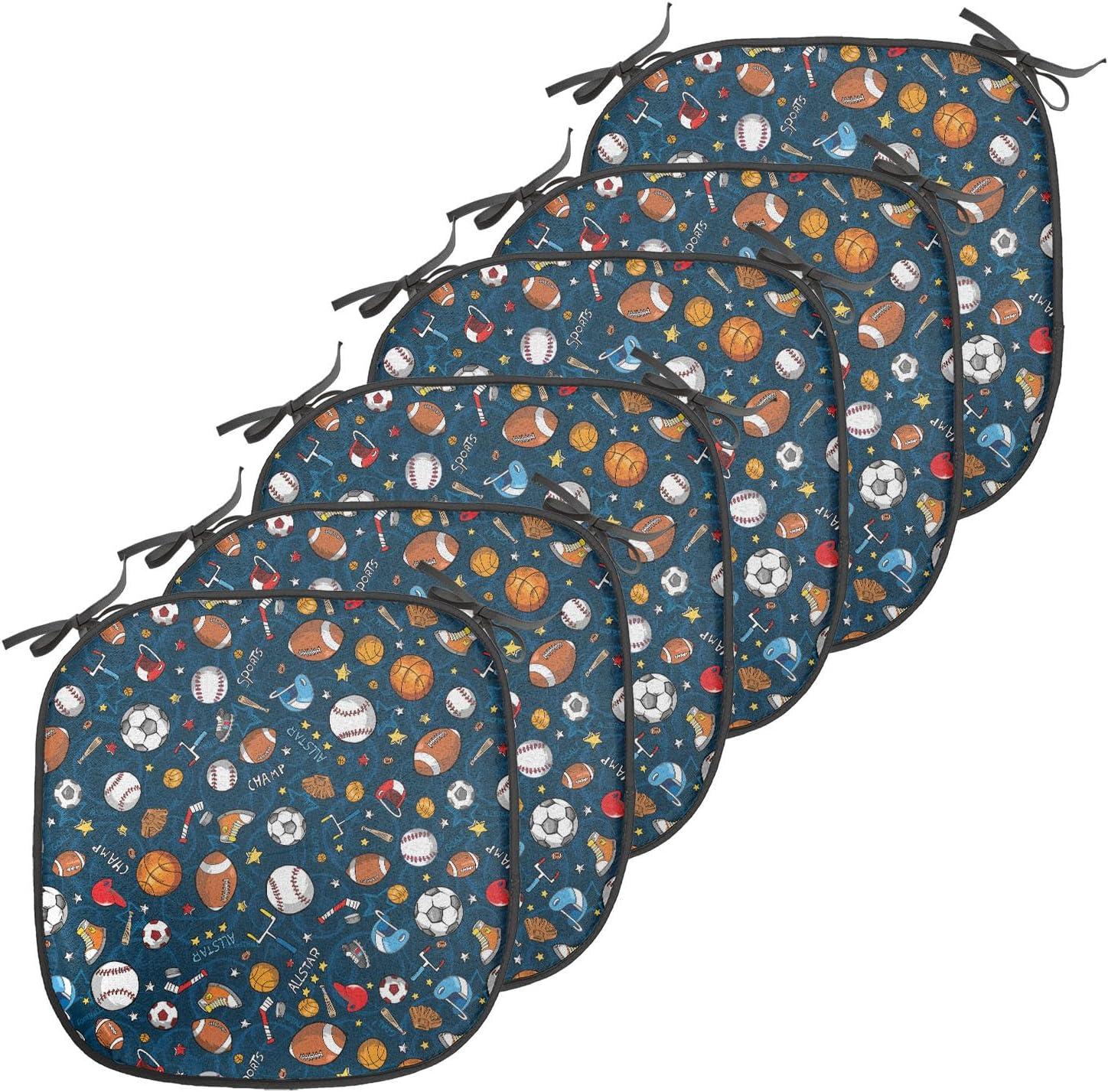 imageAmbesonne Poppy Flower Chair Seating Cushion Leaves and Petals Watercolors Bouquet Romance Inspiration Valentines Day AntiSlip Seat Padding for Kitchen amp Patio 16x16 Green Pink CreamDark Blue Multicolor