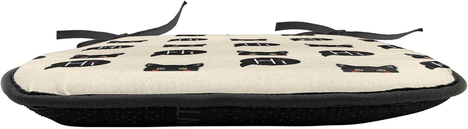 imageAmbesonne Romantic Chair Seating Cushion Set of 6 Valentines Day Style Rose Composition Love in Pastel Colors AntiSlip Seat Padding for Kitchen amp Patio 16x16 Aqua Dark Coral BeigeIvory Black Ruby