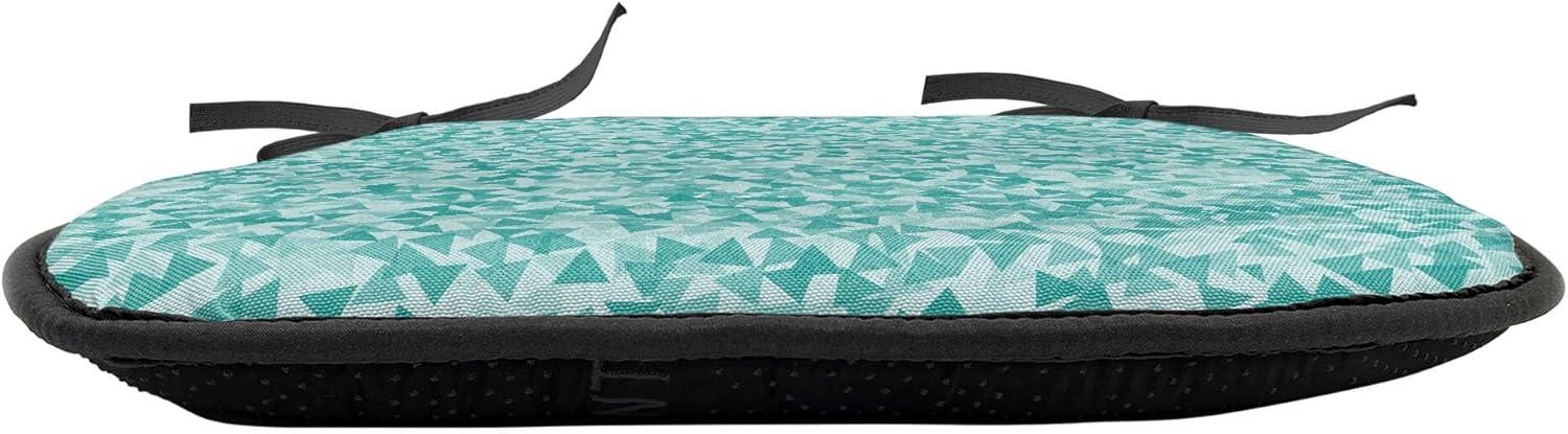 imageAmbesonne Romantic Chair Seating Cushion Set of 6 Valentines Day Style Rose Composition Love in Pastel Colors AntiSlip Seat Padding for Kitchen amp Patio 16x16 Aqua Dark Coral BeigeTurquoise Teal