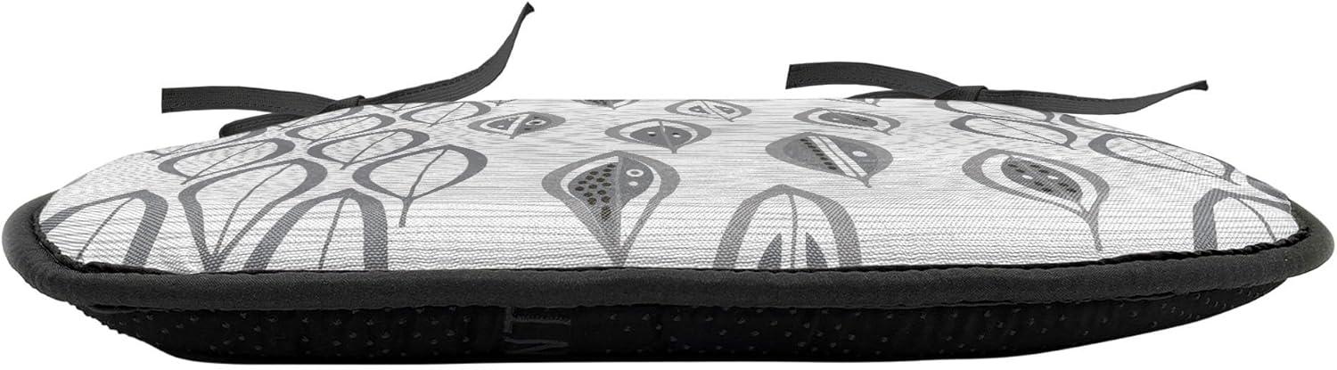 imageAmbesonne Romantic Chair Seating Cushion Set of 6 Valentines Day Style Rose Composition Love in Pastel Colors AntiSlip Seat Padding for Kitchen amp Patio 16x16 Aqua Dark Coral BeigeGrey and Pale Grey