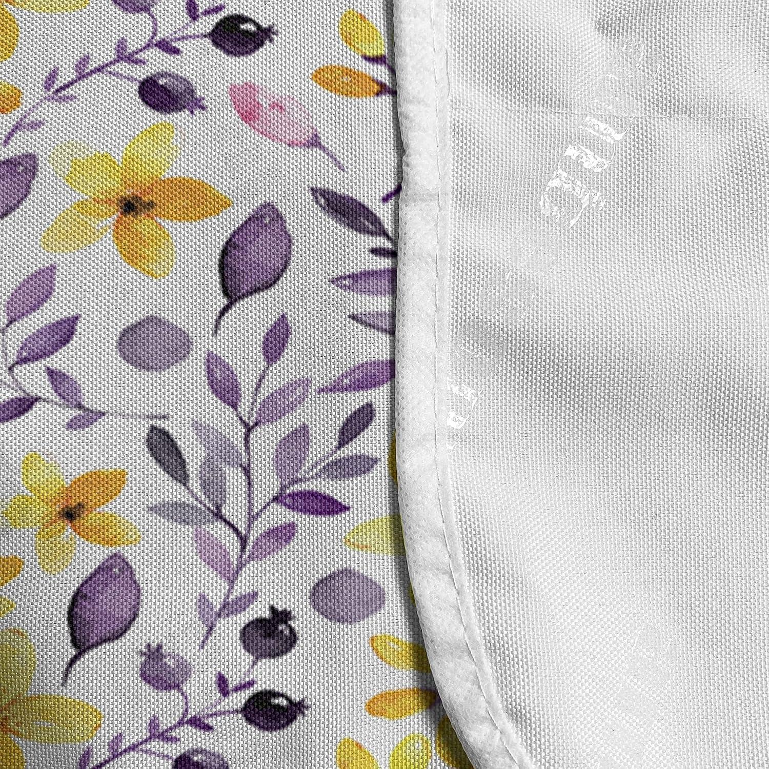 imageAmbesonne Romantic Microwave Oven Cover Gothic Hearts Tattoo Style Valentines Love Graffiti Grunge Illustration Water Resistant Organizer with Pockets for Kitchen 36 x 12 Pale Grey BlackMarigold Violet