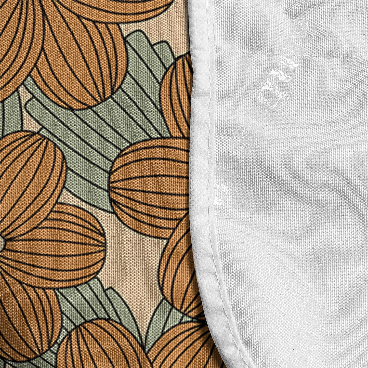 imageAmbesonne Romantic Microwave Oven Cover Gothic Hearts Tattoo Style Valentines Love Graffiti Grunge Illustration Water Resistant Organizer with Pockets for Kitchen 36 x 12 Pale Grey BlackAmber Almond Green Beige