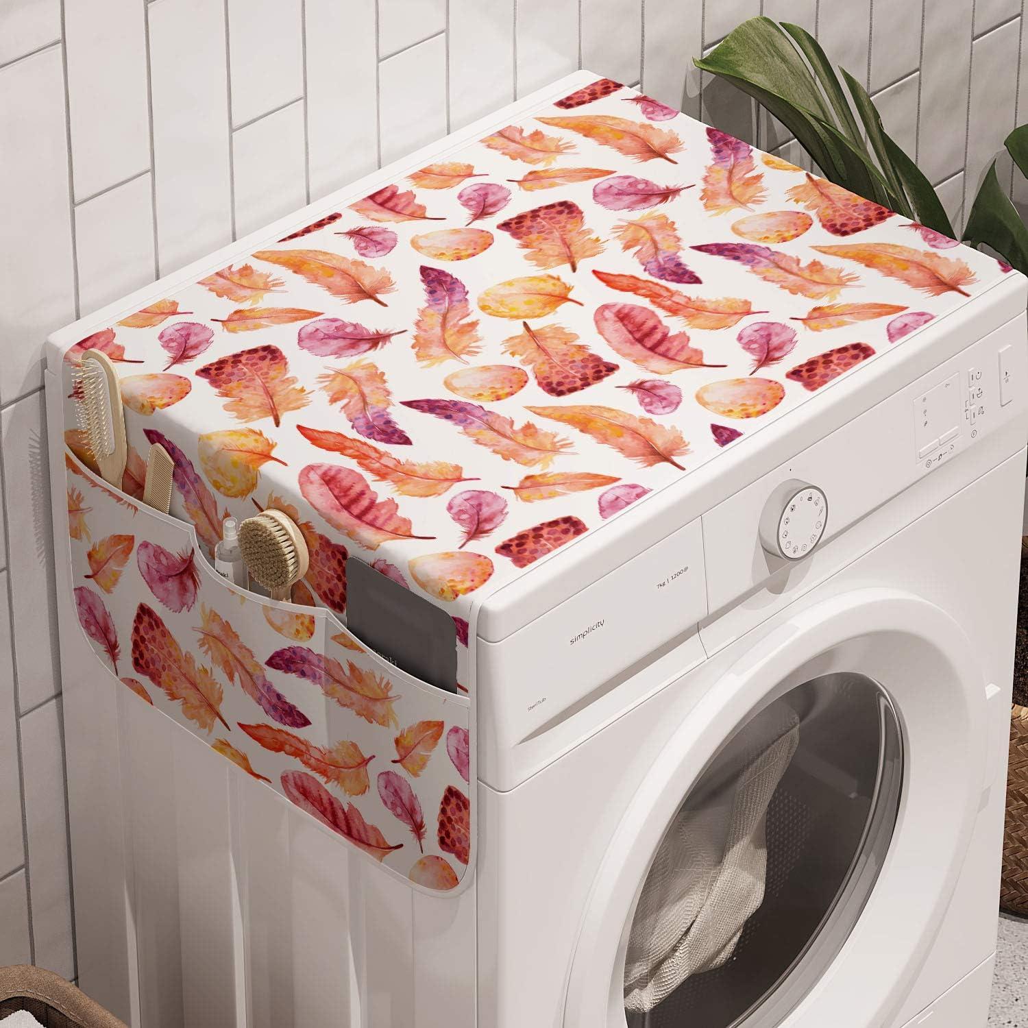 imageAmbesonne Romantic Microwave Oven Cover Gothic Hearts Tattoo Style Valentines Love Graffiti Grunge Illustration Water Resistant Organizer with Pockets for Kitchen 36 x 12 Pale Grey BlackOrange Beige Purple