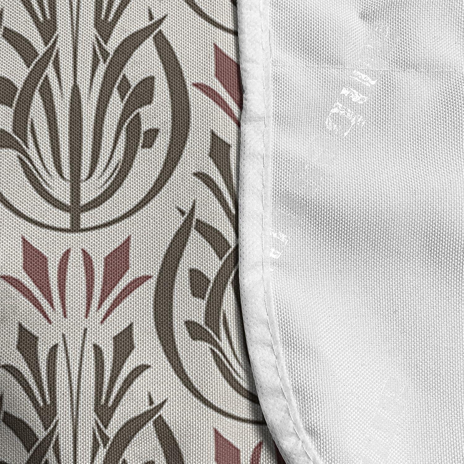 imageAmbesonne Romantic Microwave Oven Cover Gothic Hearts Tattoo Style Valentines Love Graffiti Grunge Illustration Water Resistant Organizer with Pockets for Kitchen 36 x 12 Pale Grey BlackArmy Green Dried Rose
