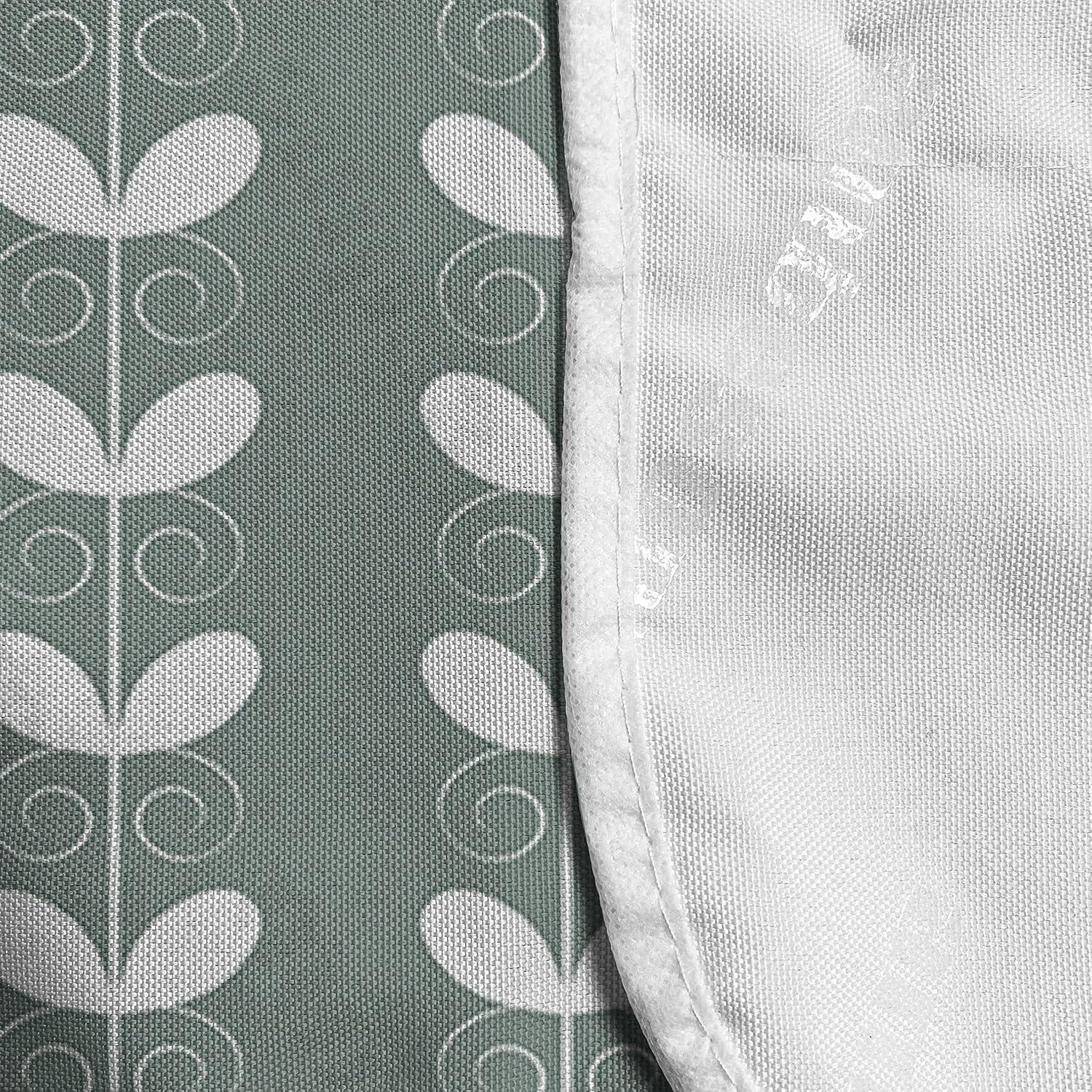imageAmbesonne Romantic Microwave Oven Cover Heart Pattern Lovers Valentines Day Honeymoon Girls Doodle Design Water Resistant Organizer with Pockets for Kitchen 36 x 12 Orange WhitePale Sage Green White