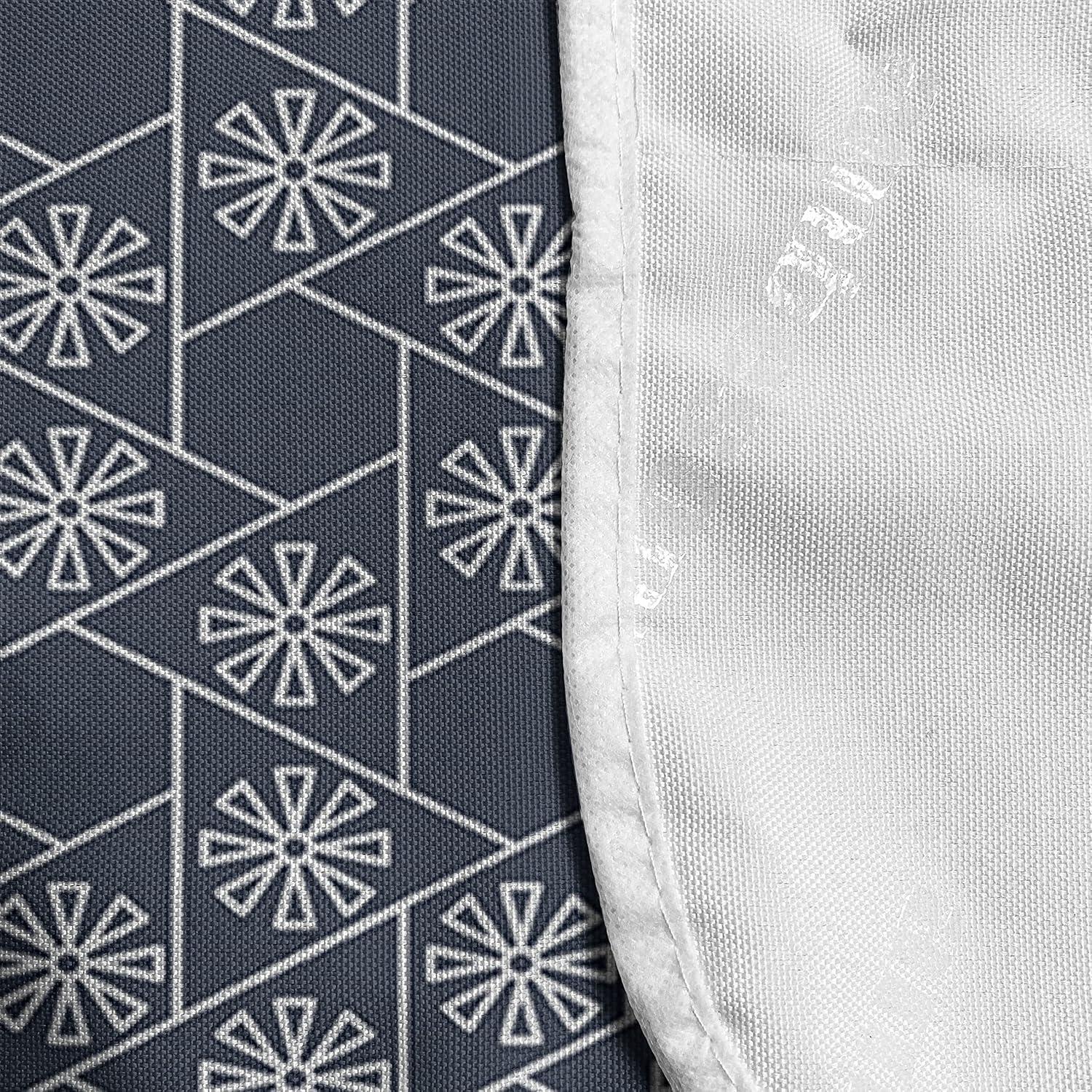 imageAmbesonne Romantic Microwave Oven Cover Heart Pattern Lovers Valentines Day Honeymoon Girls Doodle Design Water Resistant Organizer with Pockets for Kitchen 36 x 12 Orange WhiteCharcoal Grey Dark Blue