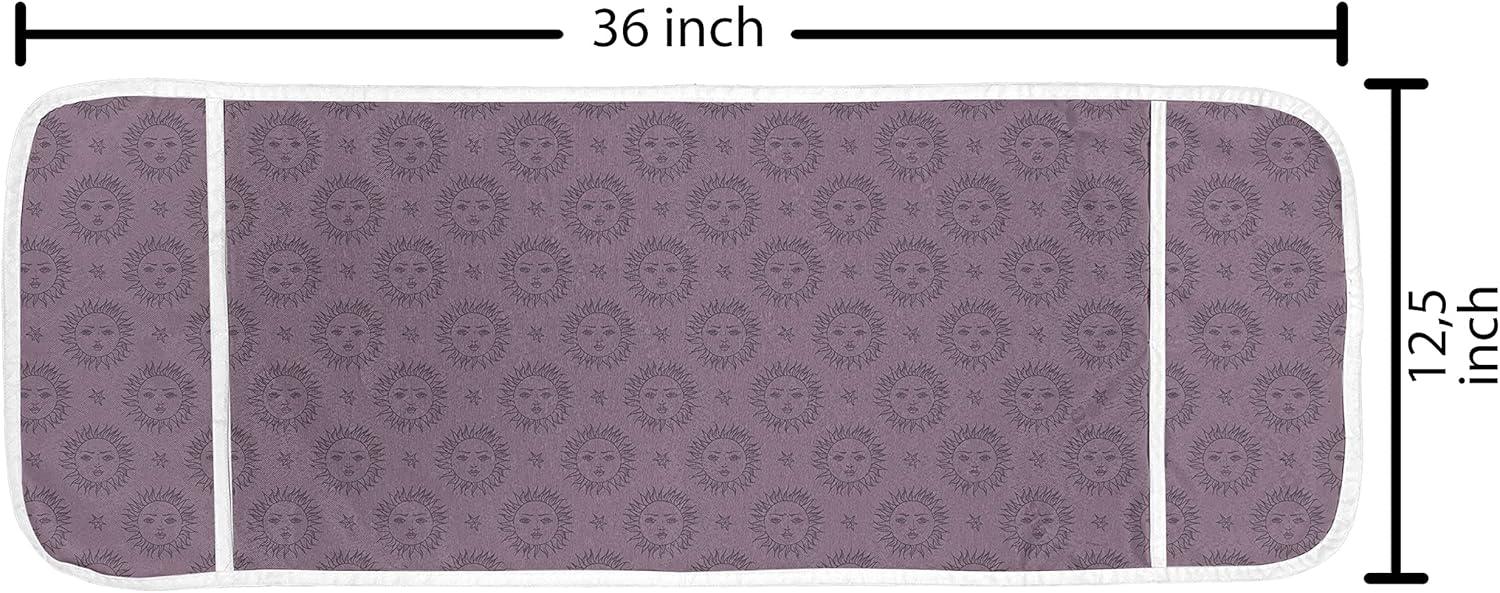 imageAmbesonne Romantic Microwave Oven Cover Valentines Day Style Rose Composition Love in Pastel Colors Water Resistant Organizer with Pockets for Kitchen 36 x 12 Aqua Dark Coral BeigeDark Mauve
