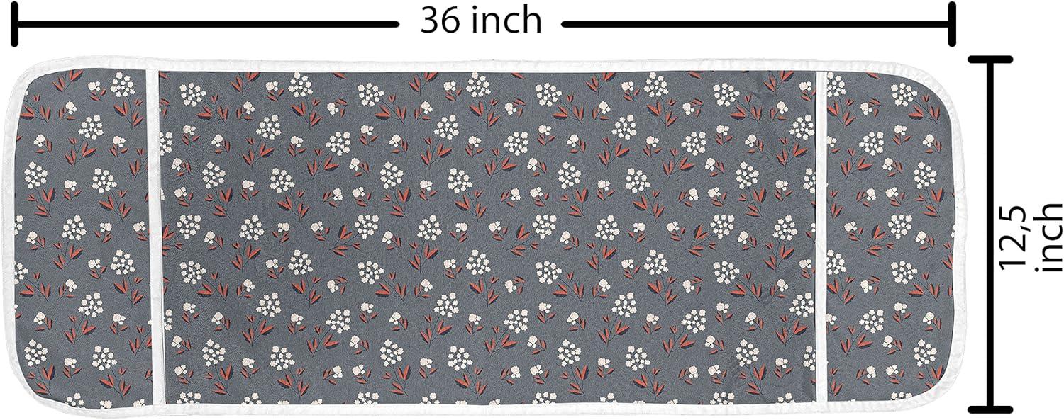 imageAmbesonne Romantic Microwave Oven Cover Valentines Day Style Rose Composition Love in Pastel Colors Water Resistant Organizer with Pockets for Kitchen 36 x 12 Aqua Dark Coral BeigePale Peach Vermilion