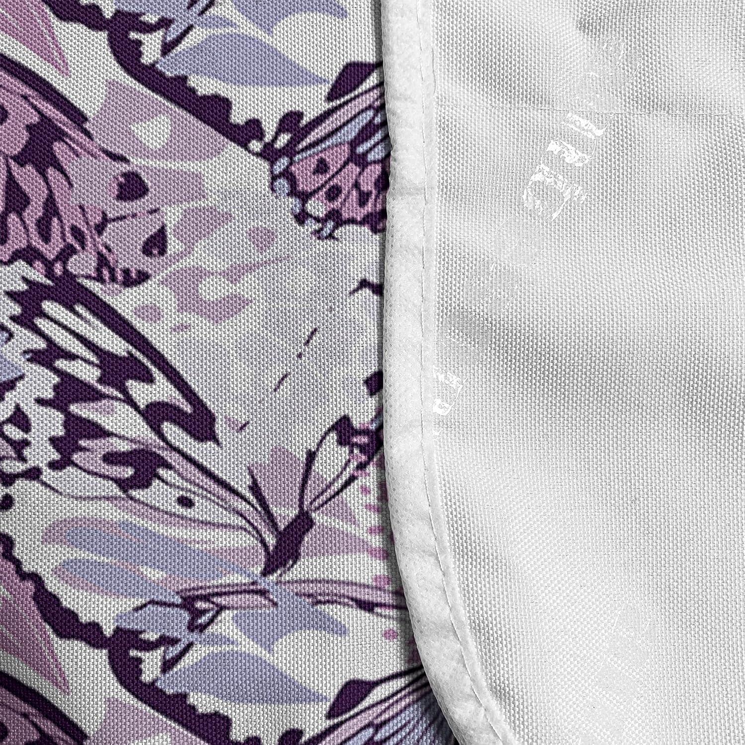 imageAmbesonne Romantic Microwave Oven Cover Valentines Day Style Rose Composition Love in Pastel Colors Water Resistant Organizer with Pockets for Kitchen 36 x 12 Aqua Dark Coral BeigeLavender Lilac Violet