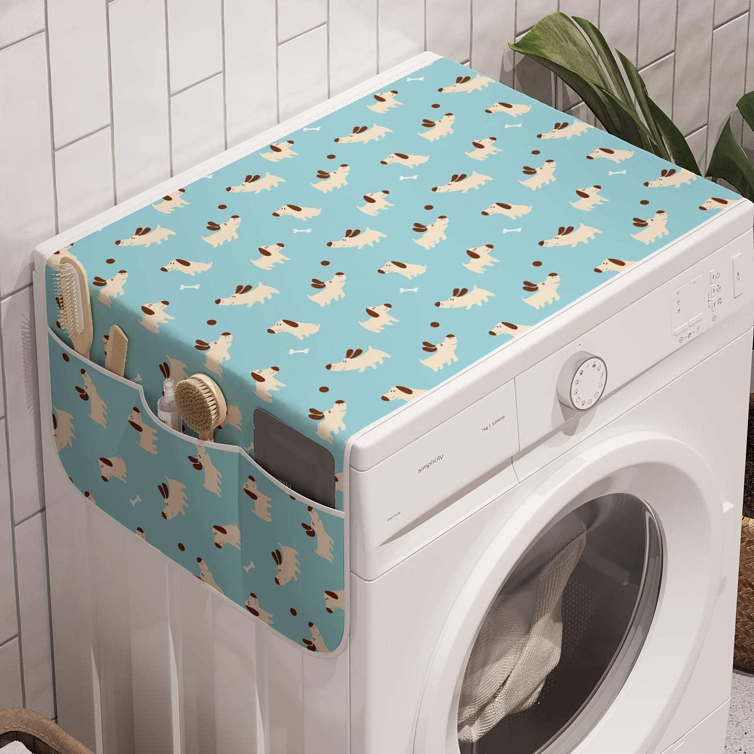imageAmbesonne Roses Microwave Oven Cover Flowers Petals and Buds on Plain Backdrop Valentines Day Themed Print Water Resistant Organizer with Pockets for Kitchen 36 x 12 Vermilion Emerald WhitePale Blue Redwood