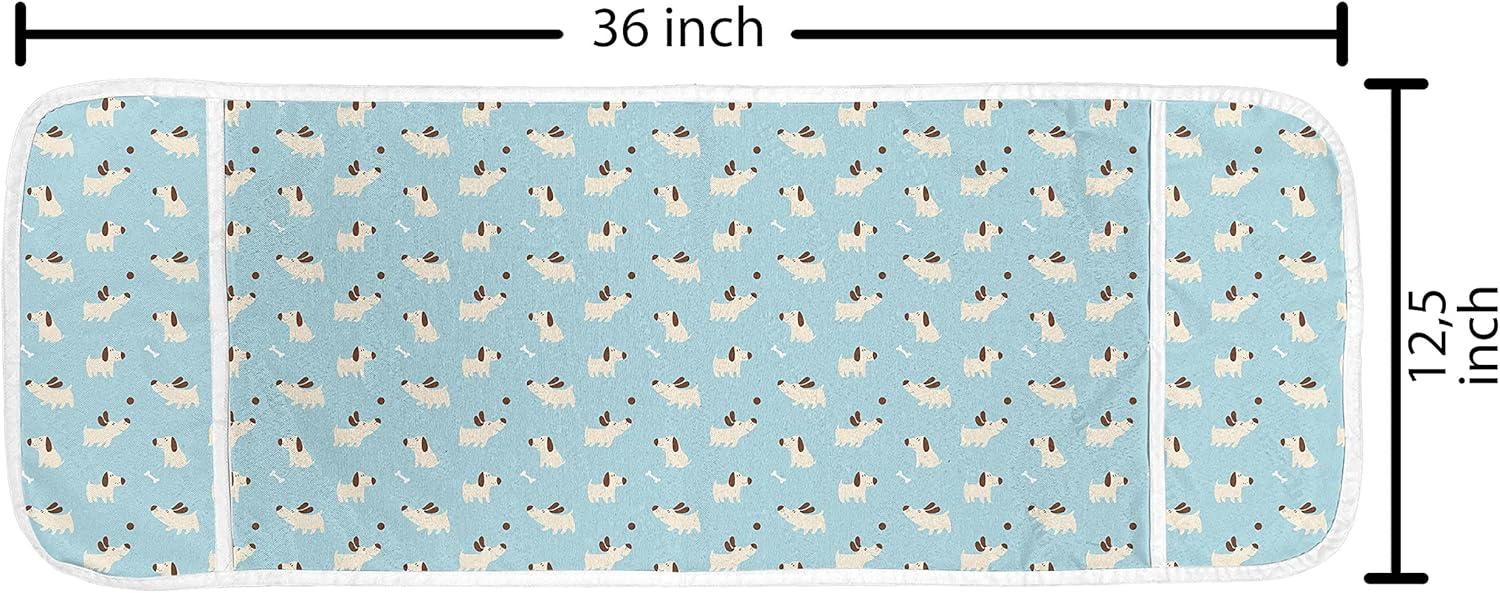 imageAmbesonne Roses Microwave Oven Cover Flowers Petals and Buds on Plain Backdrop Valentines Day Themed Print Water Resistant Organizer with Pockets for Kitchen 36 x 12 Vermilion Emerald WhitePale Blue Redwood