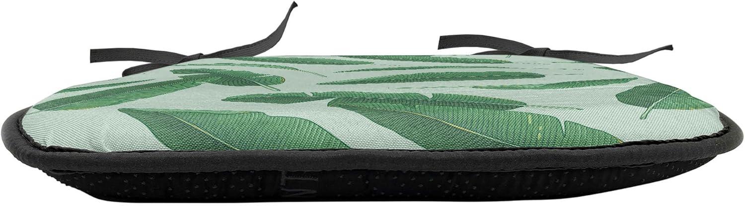 imageAmbesonne Valentines Chair Seating Cushion Set of 2 Arrows of Cupid Mythological Concepts Hearts with Love and Adoration Themes AntiSlip Seat Padding for Kitchen amp Patio 16x16 Black Red WhiteForest Green