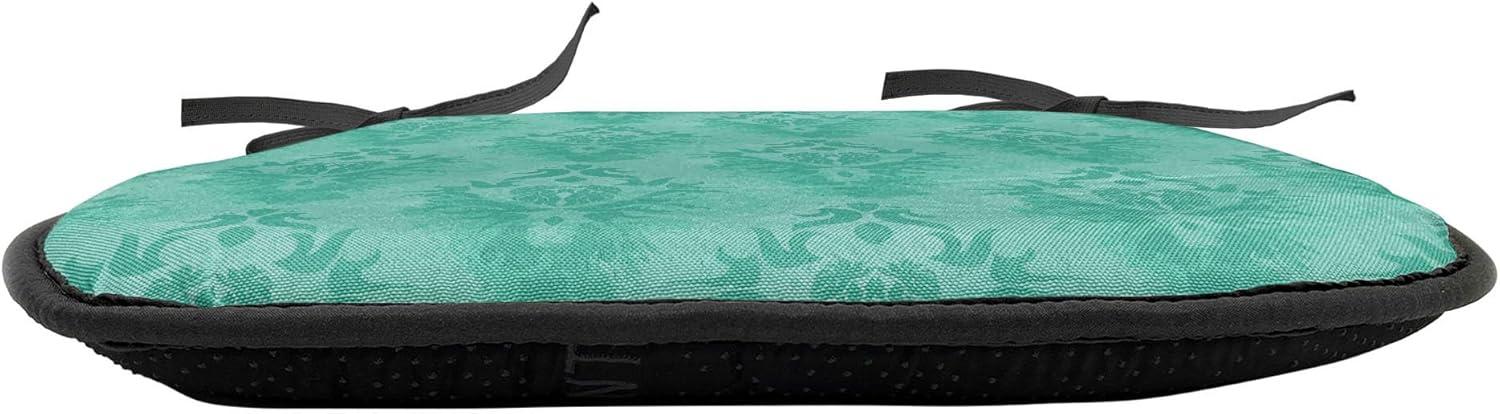 imageAmbesonne Valentines Day Chair Seating Cushion Heart of Love and Romance Hand Drawn Style Romantic Art AntiSlip Seat Padding for Kitchen amp Patio 16x16 Vermilion Pink WhiteSea Green
