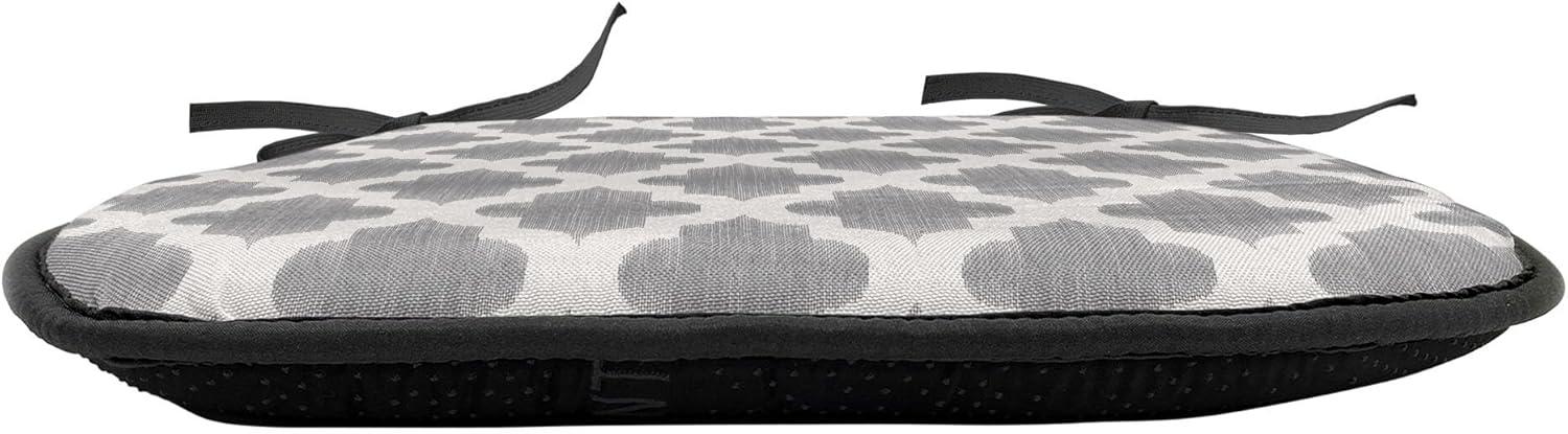 imageAmbesonne Valentines Day Chair Seating Cushion Heart of Love and Romance Hand Drawn Style Romantic Art AntiSlip Seat Padding for Kitchen amp Patio 16x16 Vermilion Pink WhiteDimgrey White