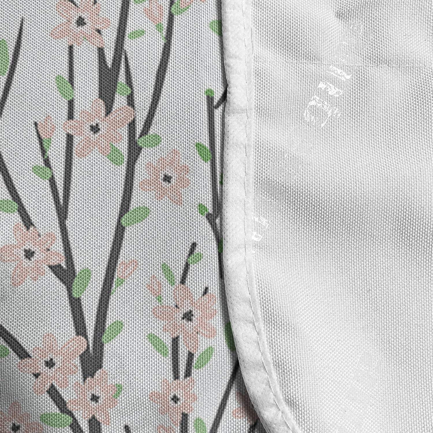 imageAmbesonne Valentines Day Microwave Oven Cover Classic Romantic Rose Flowers Branches Bouquet on Plain Backdrop Water Resistant Organizer with Pockets for Kitchen 36 x 12 White Ruby and GreenWhite Rose and Grey