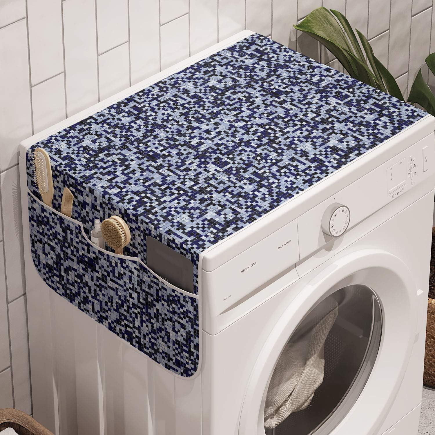 imageAmbesonne Valentines Day Microwave Oven Cover Classic Romantic Rose Flowers Branches Bouquet on Plain Backdrop Water Resistant Organizer with Pockets for Kitchen 36 x 12 White Ruby and GreenIndigo Pale Purpleblue