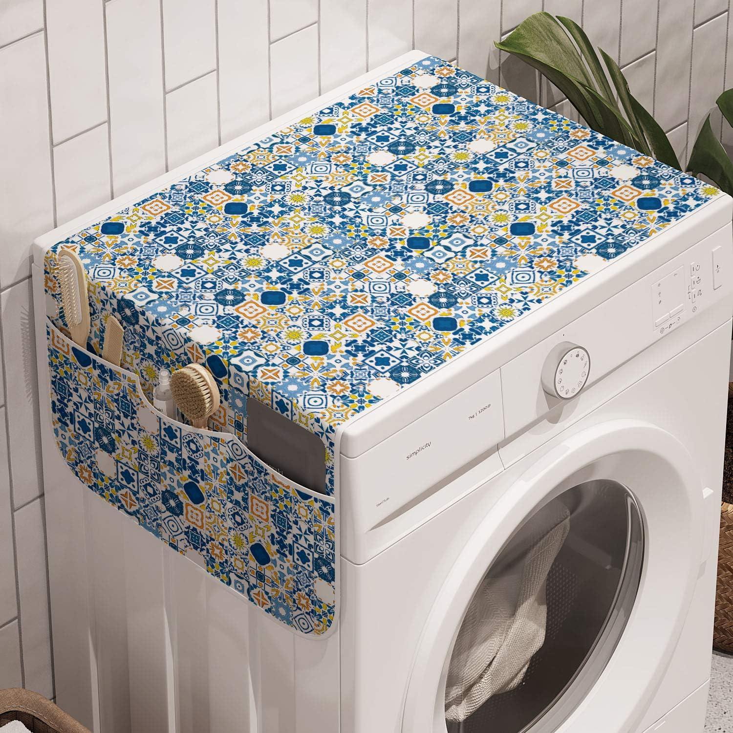 imageAmbesonne Valentines Day Microwave Oven Cover Endless Eternal Love Hand Drawn Hearts in Stripe Row Image Water Resistant Organizer with Pockets for Kitchen 36 x 12 Pale Pink and BlackViolet Blue Mustard