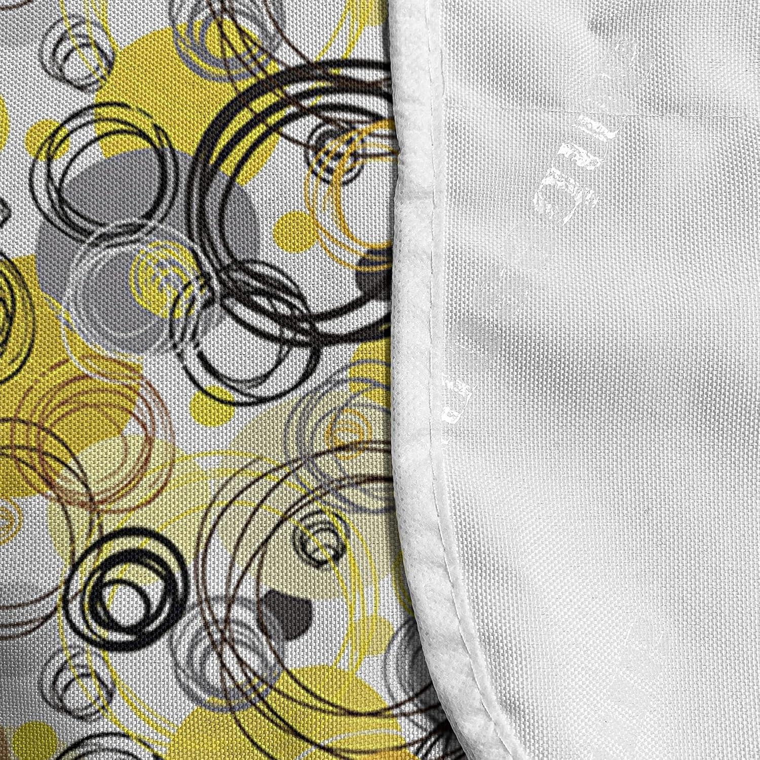 imageAmbesonne Valentines Day Microwave Oven Cover Endless Eternal Love Hand Drawn Hearts in Stripe Row Image Water Resistant Organizer with Pockets for Kitchen 36 x 12 Pale Pink and BlackWhite Beige