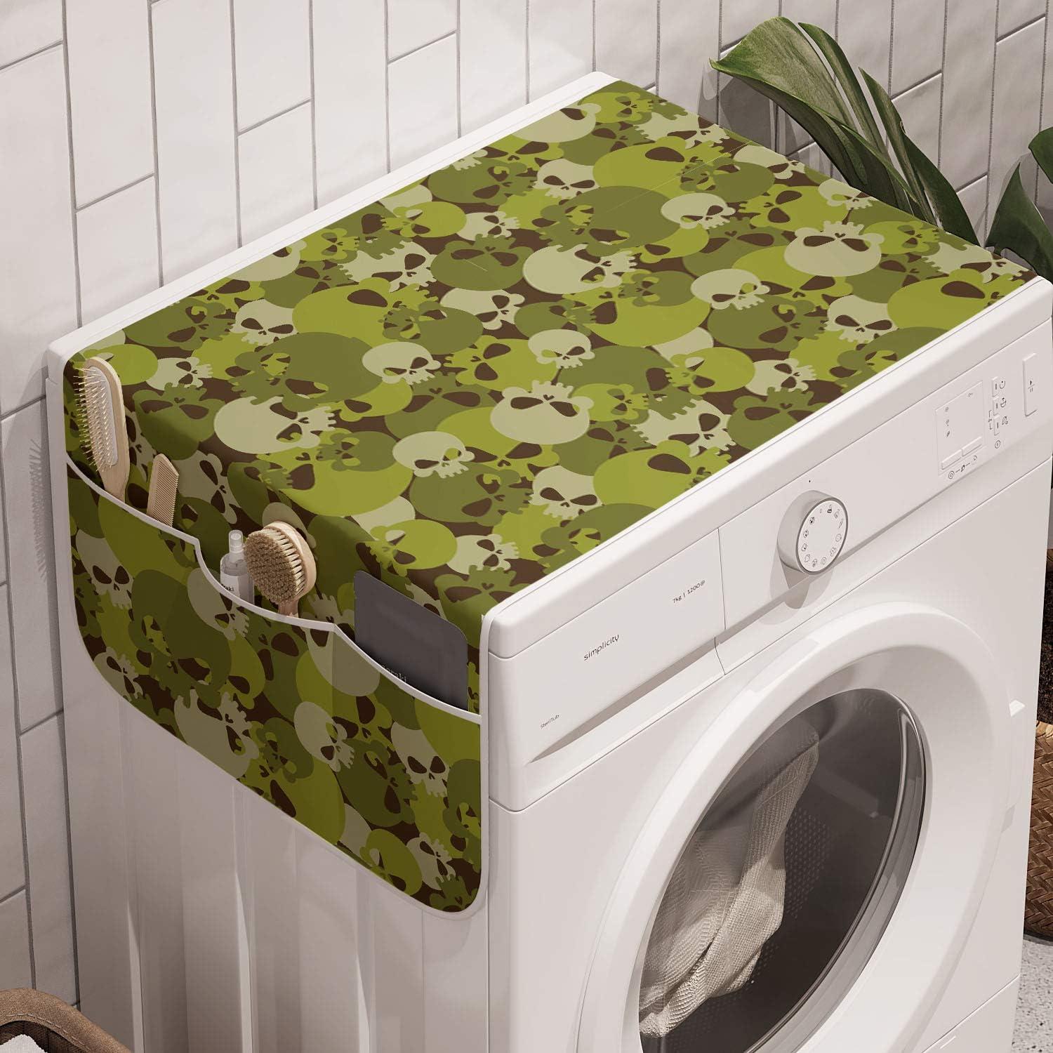 imageAmbesonne Valentines Day Microwave Oven Cover Endless Eternal Love Hand Drawn Hearts in Stripe Row Image Water Resistant Organizer with Pockets for Kitchen 36 x 12 Pale Pink and BlackGreen Pale Green Beige
