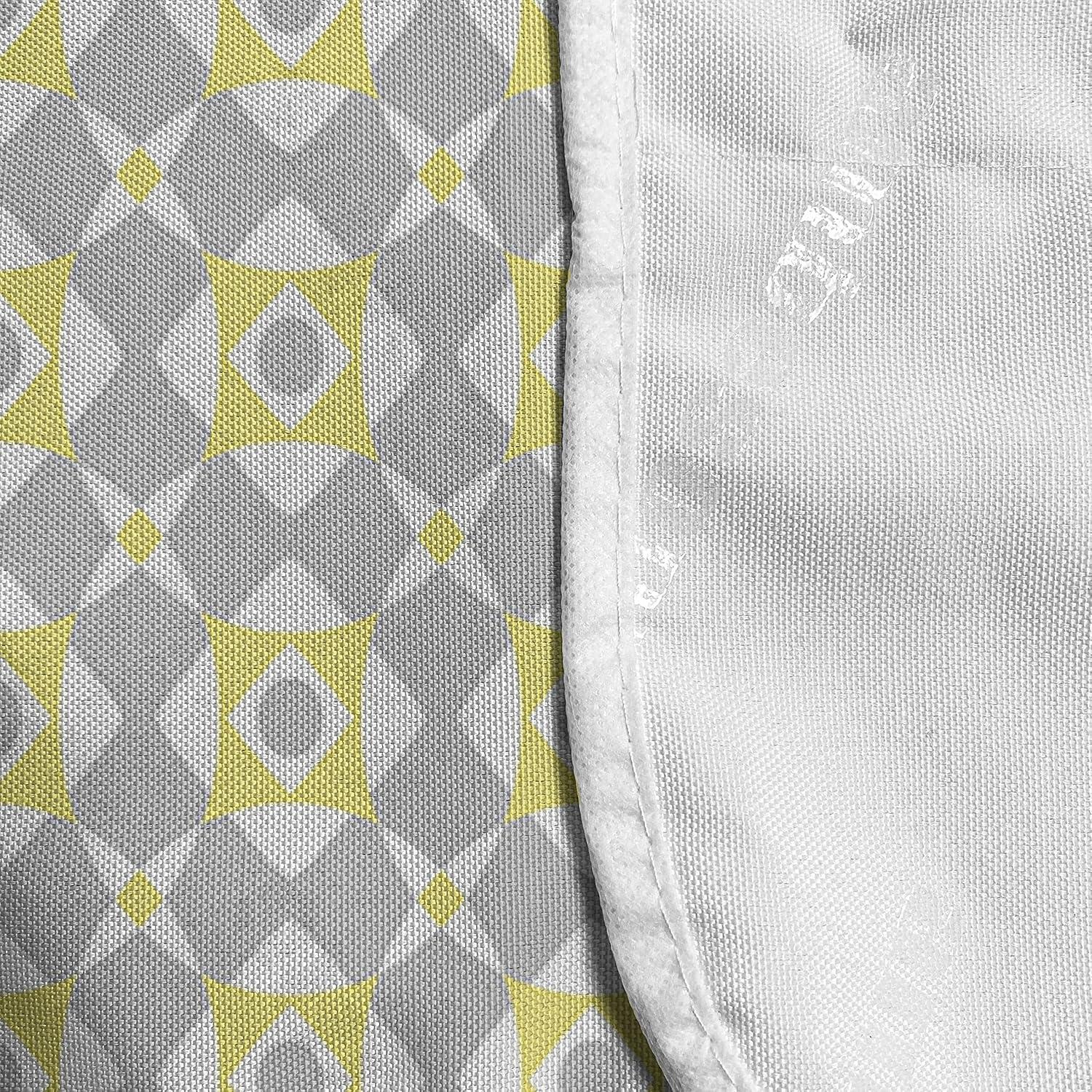 imageAmbesonne Valentines Day Microwave Oven Cover Endless Eternal Love Hand Drawn Hearts in Stripe Row Image Water Resistant Organizer with Pockets for Kitchen 36 x 12 Pale Pink and BlackPale Yellow Pale Grey