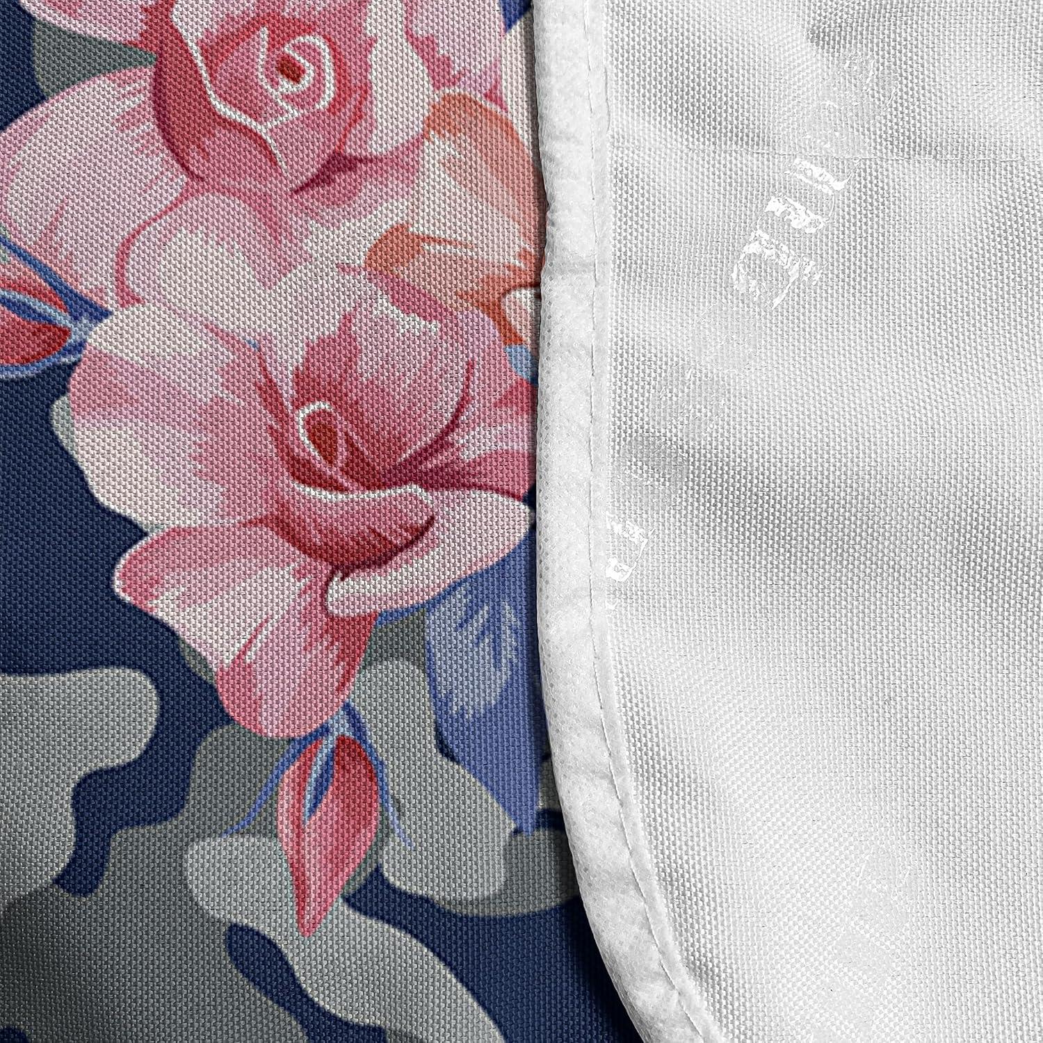 imageAmbesonne Valentines Day Microwave Oven Cover Endless Eternal Love Hand Drawn Hearts in Stripe Row Image Water Resistant Organizer with Pockets for Kitchen 36 x 12 Pale Pink and BlackViolet Blue Sage Green