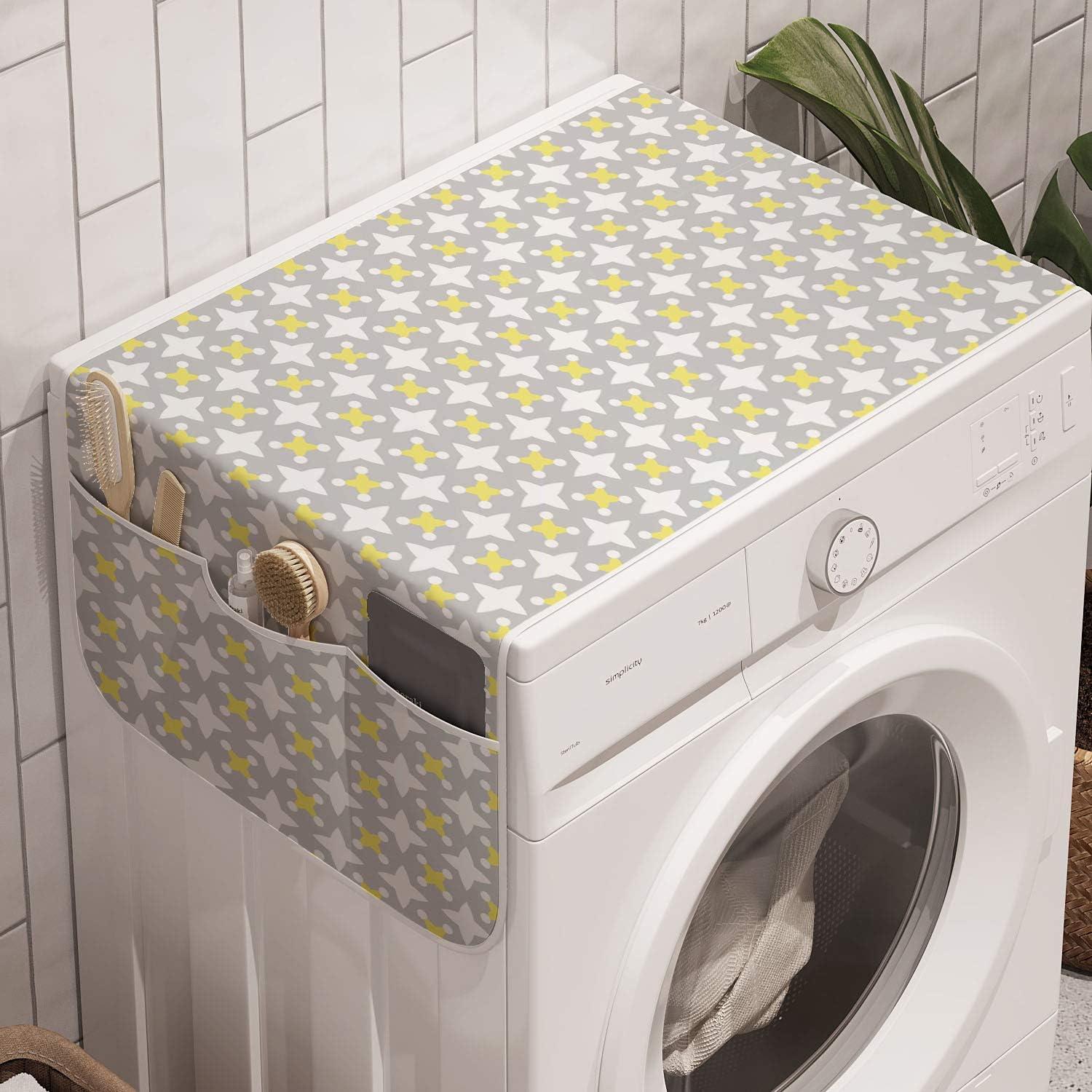 imageAmbesonne Valentines Day Microwave Oven Cover Endless Eternal Love Hand Drawn Hearts in Stripe Row Image Water Resistant Organizer with Pockets for Kitchen 36 x 12 Pale Pink and BlackPale Yellow Warm Taupe