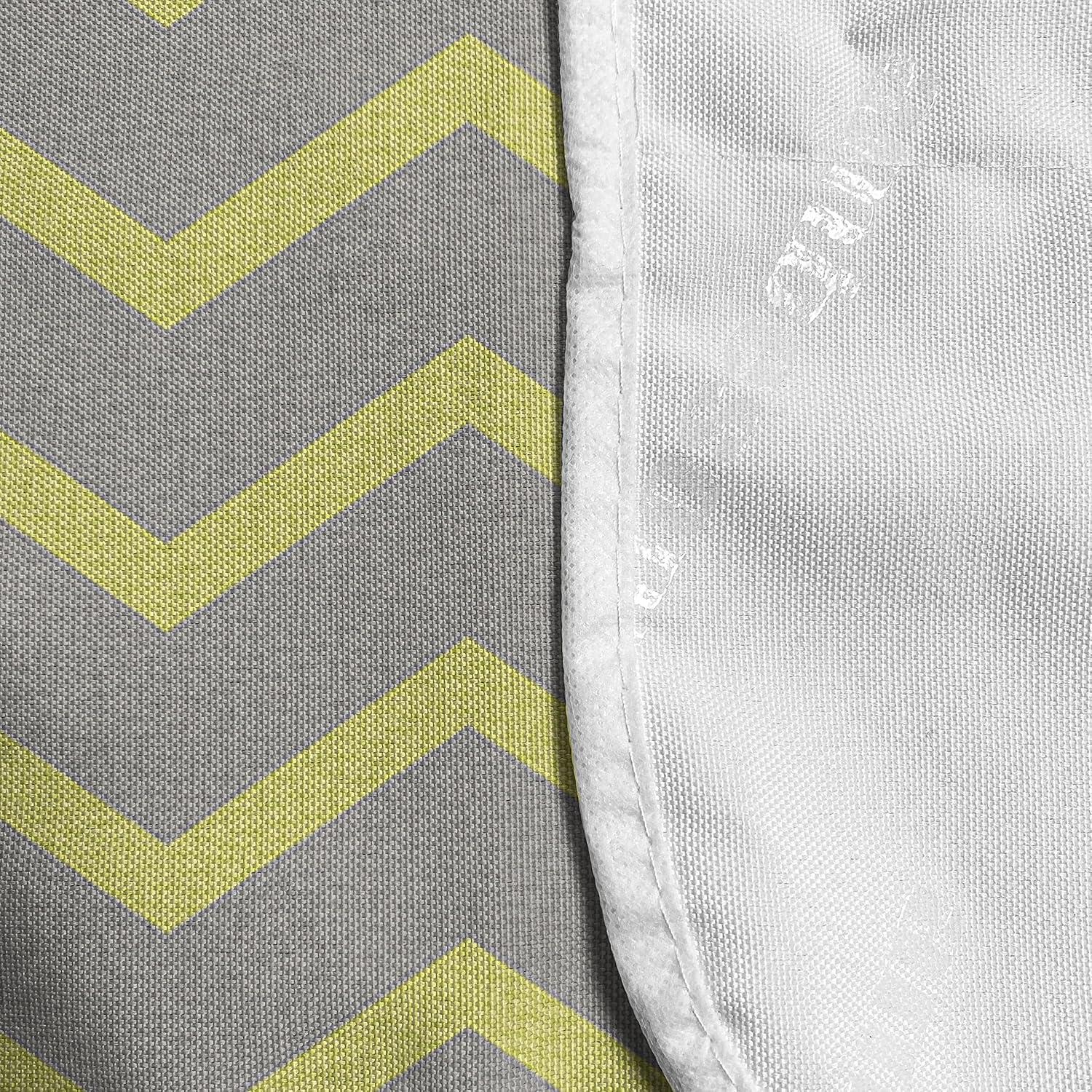 imageAmbesonne Valentines Day Microwave Oven Cover Endless Eternal Love Hand Drawn Hearts in Stripe Row Image Water Resistant Organizer with Pockets for Kitchen 36 x 12 Pale Pink and BlackPale Grey and Mustard