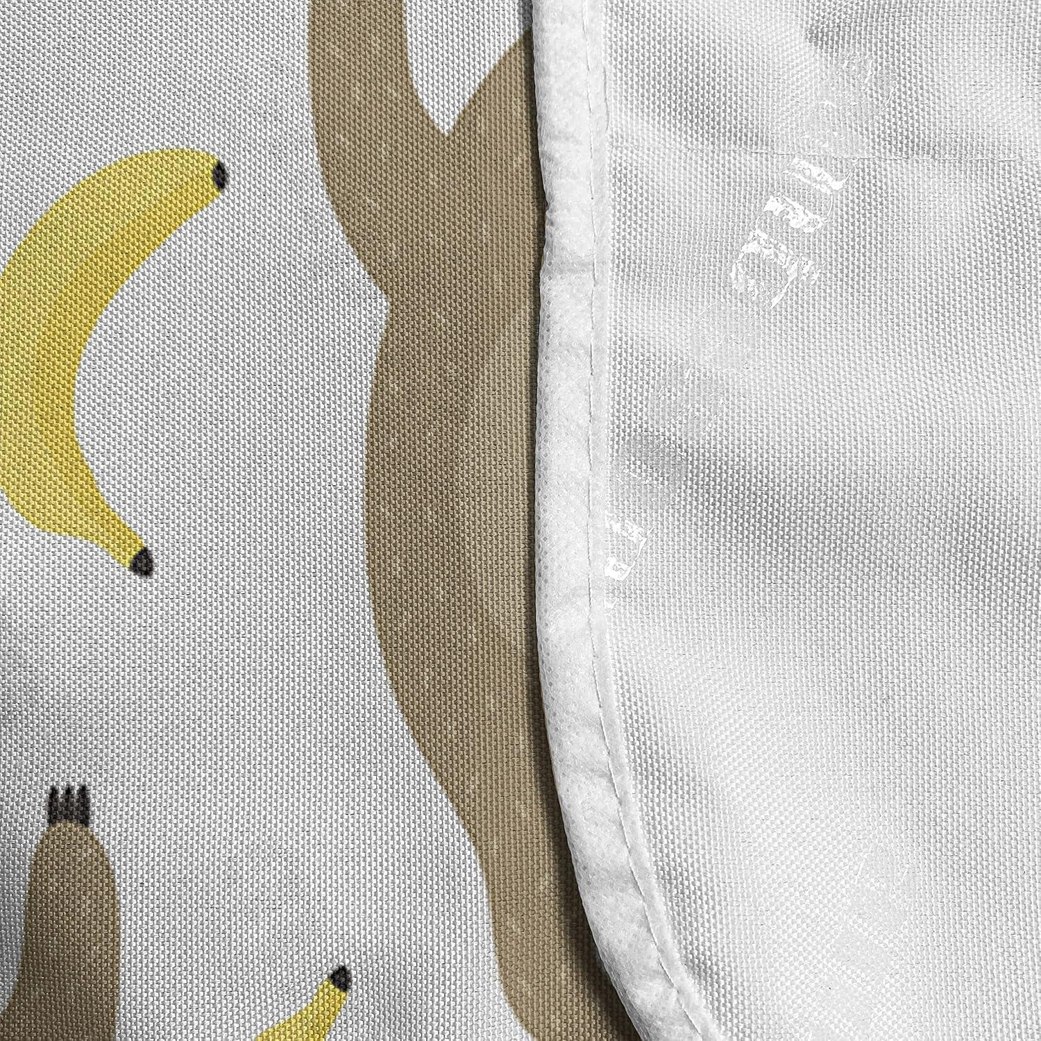 imageAmbesonne Valentines Day Microwave Oven Cover Pattern of Continuous Flying Hearts Birds Love is in the Air Water Resistant Organizer with Pockets for Kitchen 36 x 12 Blush and Pale Cadet BlueCocoa White Yellow