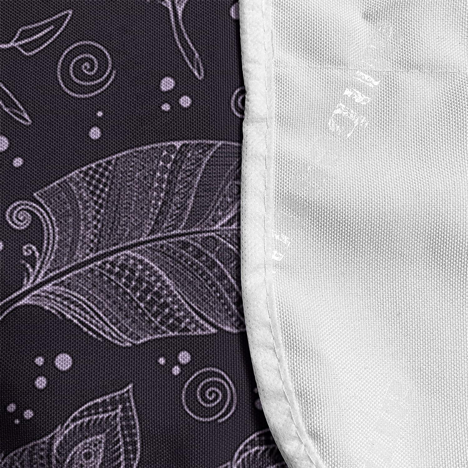 imageAmbesonne Valentines Day Microwave Oven Cover Pattern of Continuous Flying Hearts Birds Love is in the Air Water Resistant Organizer with Pockets for Kitchen 36 x 12 Blush and Pale Cadet BluePale Eggplant Lilac