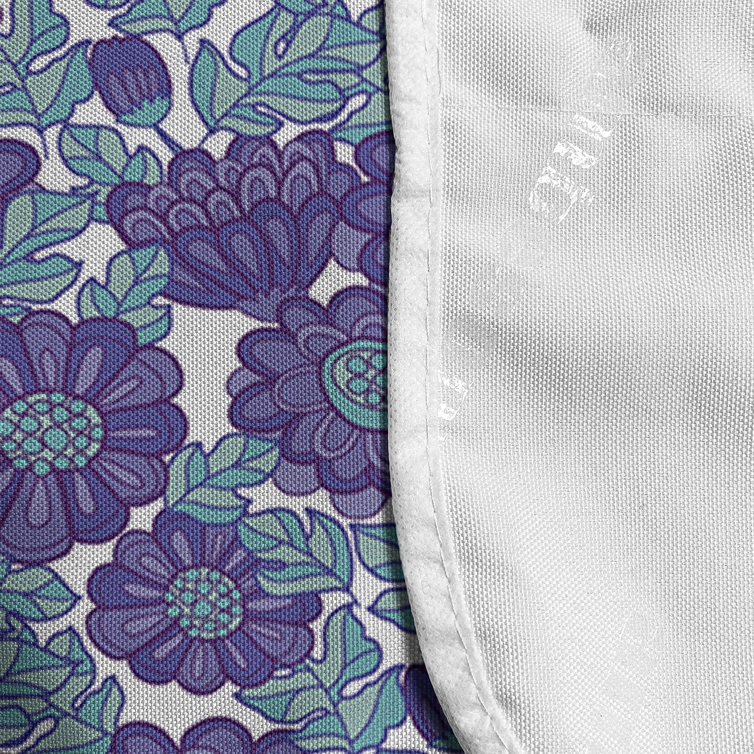 imageAmbesonne Valentines Day Microwave Oven Cover Pattern of Continuous Flying Hearts Birds Love is in the Air Water Resistant Organizer with Pockets for Kitchen 36 x 12 Blush and Pale Cadet BluePale Seafoam Blue Violet