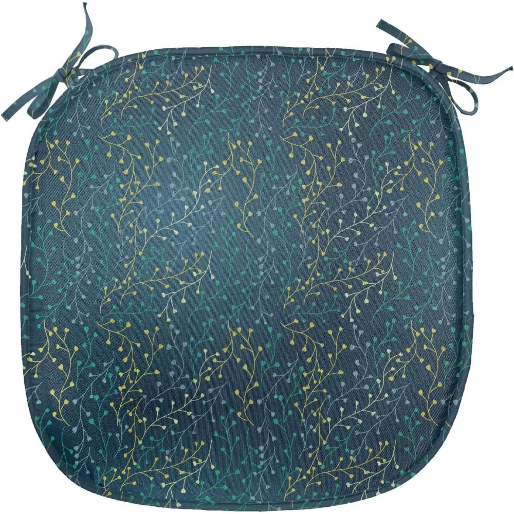 imageAmbesonne Poppy Flower Chair Seating Cushion Leaves and Petals Watercolors Bouquet Romance Inspiration Valentines Day AntiSlip Seat Padding for Kitchen amp Patio 16x16 Green Pink CreamDark Blue Green Yellow