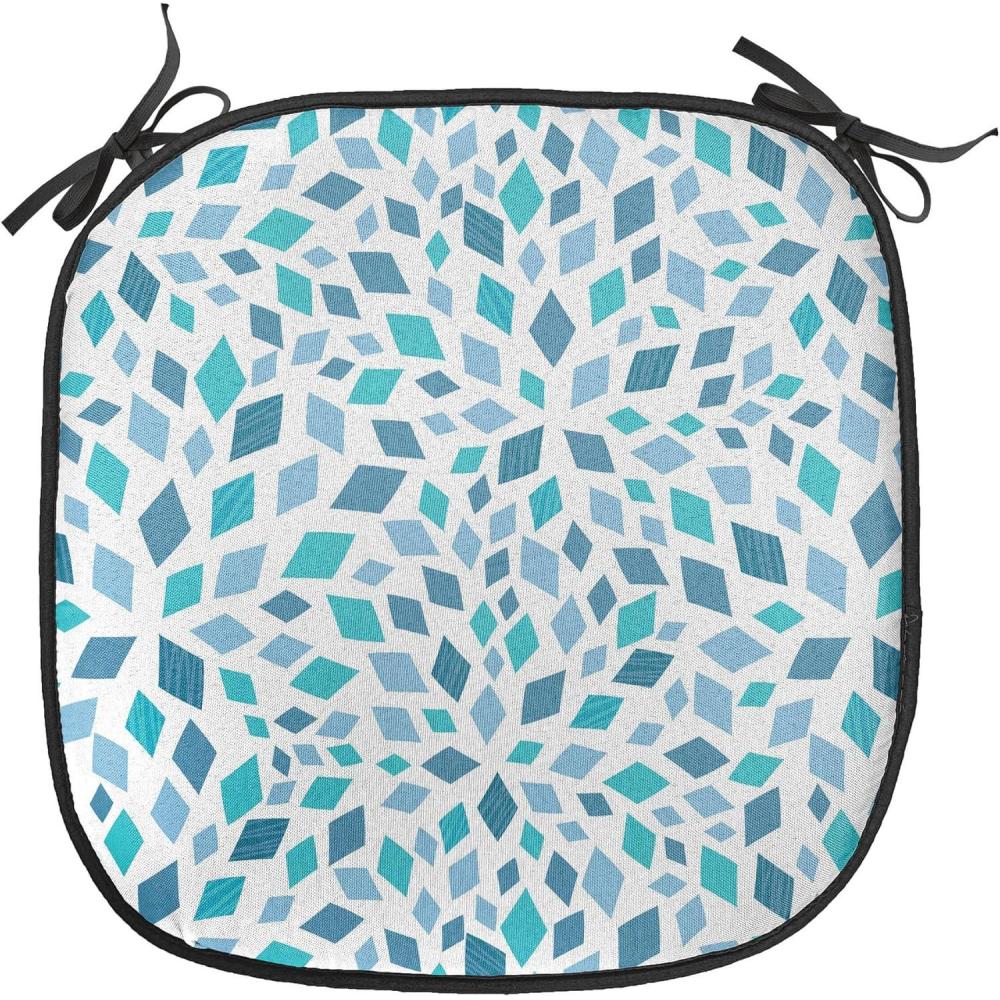 imageAmbesonne Poppy Flower Chair Seating Cushion Leaves and Petals Watercolors Bouquet Romance Inspiration Valentines Day AntiSlip Seat Padding for Kitchen amp Patio 16x16 Green Pink CreamSlate Blue Turquoise