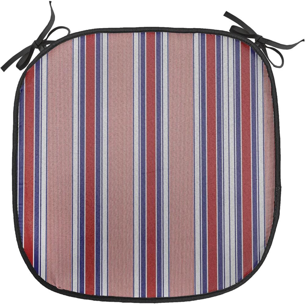 imageAmbesonne Romantic Chair Seating Cushion Set of 6 Valentines Day Style Rose Composition Love in Pastel Colors AntiSlip Seat Padding for Kitchen amp Patio 16x16 Aqua Dark Coral BeigeRuby Navy Blue Grey
