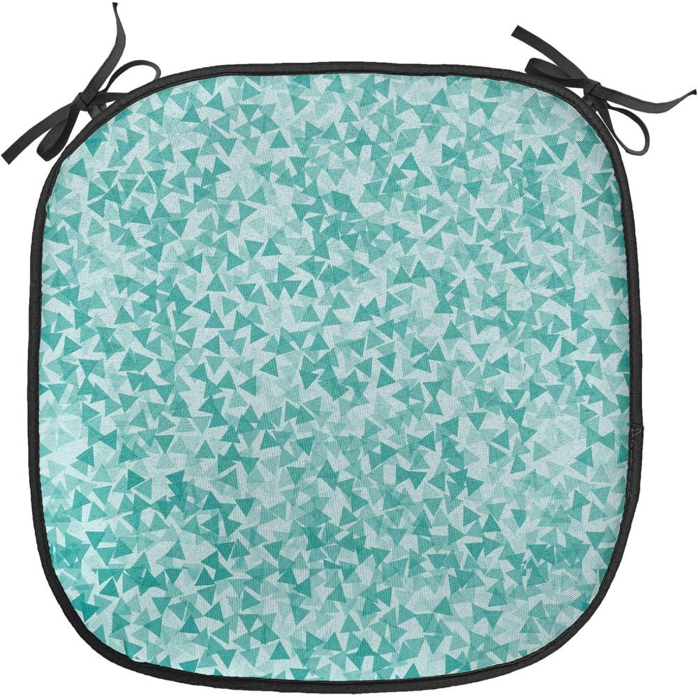 imageAmbesonne Romantic Chair Seating Cushion Set of 6 Valentines Day Style Rose Composition Love in Pastel Colors AntiSlip Seat Padding for Kitchen amp Patio 16x16 Aqua Dark Coral BeigeTurquoise Teal