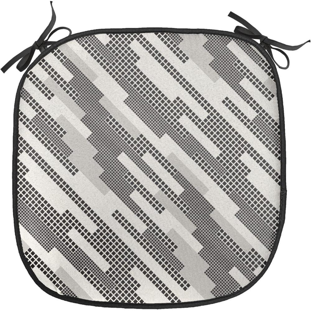 imageAmbesonne Romantic Chair Seating Cushion Set of 6 Valentines Day Style Rose Composition Love in Pastel Colors AntiSlip Seat Padding for Kitchen amp Patio 16x16 Aqua Dark Coral BeigeCream Pale Grey Black
