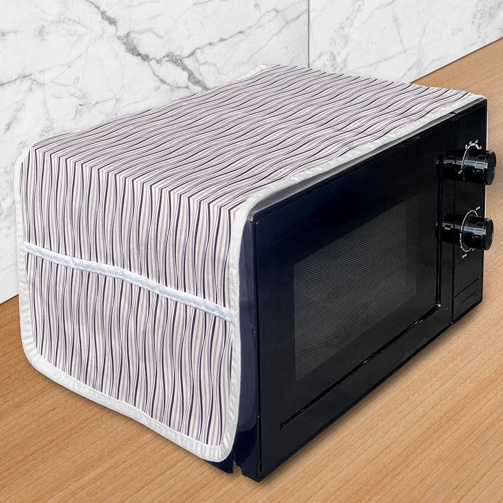 imageAmbesonne Romantic Microwave Oven Cover Heart Pattern Lovers Valentines Day Honeymoon Girls Doodle Design Water Resistant Organizer with Pockets for Kitchen 36 x 12 Orange WhitePale Pink Purple