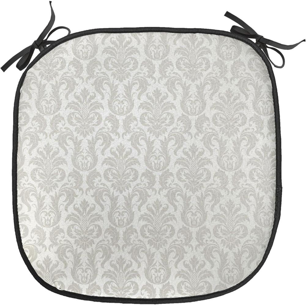 imageAmbesonne Rose Chair Seating Cushion Set of 8 Shades of Pink Gentle Seasonal Flora Romance Love Theme Valentines Day Inspired Design AntiSlip Seat Padding for Kitchen amp Patio 16x16 PinkCream Beige