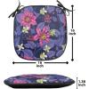 Ambesonne Angel Chair Seating Cushion Set of 2, Medieval Marry Love Angel Playing Music Valentine Cupid Date Dove Marriage, Anti-Slip Seat Padding for Kitchen & Patio, 16″x16″, Eggshell Ruby Caramel(Violet Magenta Indigo)