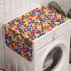 Ambesonne Colorful Microwave Oven Cover, Valentines Day Hearts Love in Various Tones Romantic Queer Rainbow Colors, Water Resistant Organizer with Pockets for Kitchen, 36″ x 12″, Multicolor(Multicolor)