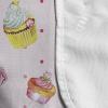 Ambesonne Cupcake Microwave Oven Cover, Wedding Celebration Muffins with Whipped Cream Roses Dots Valentines Day Theme, Water Resistant Organizer with Pockets for Kitchen, 36″ x 12″, Multicolor(Multicolor)
