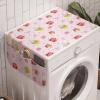 Ambesonne Cupcake Microwave Oven Cover, Wedding Celebration Muffins with Whipped Cream Roses Dots Valentines Day Theme, Water Resistant Organizer with Pockets for Kitchen, 36″ x 12″, Multicolor(Multicolor)