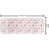 Ambesonne Cupcake Microwave Oven Cover, Wedding Celebration Muffins with Whipped Cream Roses Dots Valentines Day Theme, Water Resistant Organizer with Pockets for Kitchen, 36″ x 12″, Multicolor(Multicolor)
