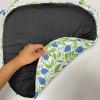 Ambesonne Fruits Chair Seating Cushion Set of 8, Retro Valentine Theme with Strawberry Love Happiness Merry Lucky Image, Anti-Slip Seat Padding for Kitchen & Patio, 16″x16″, Eggshell Ruby Army Green(Violet Blue Lime Green)