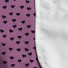 Ambesonne Hot Pink Microwave Oven Cover, Valentine’s Day Inspired Black Mini Hearts on Fuchsia Backdrop Abstract Design, Water Resistant Organizer with Pockets for Kitchen, 36″ x 12″, Fuchsia Black(Fuchsia Black)