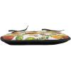 Ambesonne Poppy Flower Chair Seating Cushion, Leaves and Petals Watercolors Bouquet Romance Inspiration Valentines Day, Anti-Slip Seat Padding for Kitchen & Patio, 16″x16″, Green Pink Cream(Burnt Sienna Yellow)
