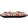 Ambesonne Poppy Flower Chair Seating Cushion, Leaves and Petals Watercolors Bouquet Romance Inspiration Valentines Day, Anti-Slip Seat Padding for Kitchen & Patio, 16″x16″, Green Pink Cream(Green Red Beige)