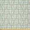 Ambesonne Romantic Fabric by The Yard, Valentines Day Love You Calligraphy with Hearts Pastel Colored Design, Microfiber Fabric for Arts and Crafts Textiles & Decor, 2 Yards, Pink Teal(Dust White)