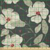 Ambesonne Romantic Fabric by The Yard, Valentines Day Love You Calligraphy with Hearts Pastel Colored Design, Microfiber Fabric for Arts and Crafts Textiles & Decor, 2 Yards, Pink Teal(Charcoal Grey)