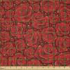 Ambesonne Romantic Fabric by The Yard, Valentines Day Love You Calligraphy with Hearts Pastel Colored Design, Microfiber Fabric for Arts and Crafts Textiles & Decor, 2 Yards, Pink Teal(Vermilion Ruby)